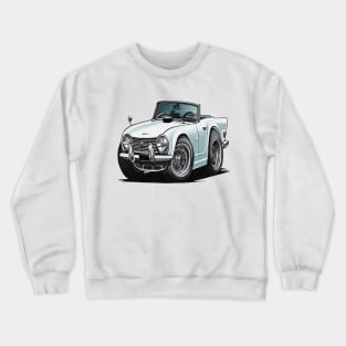 cartoon drawings of triumph tr6 Crewneck Sweatshirt